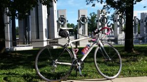 My bike at the World War II Memorial